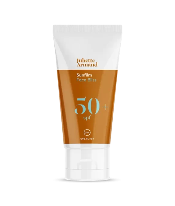 JULIETTE ARMAND Sunfilm Face Bliss SPF50+ Aukštos apsaugos veido kremas nuo saulės, 55ml.
