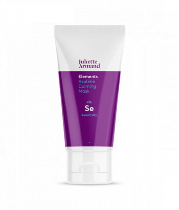 JULIETTE ARMAND Elements Azulene Calming Mask Drėkinanti, raminanti veido kaukė su Azulenu, 50ml.